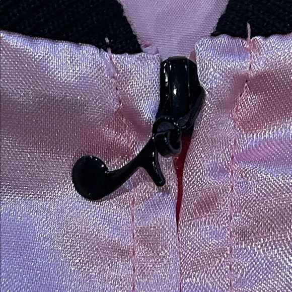 Spirit Pink Satin Sequin Poodle Jacket size Large 50s Grease Costume Halloween - Picture 6 of 17